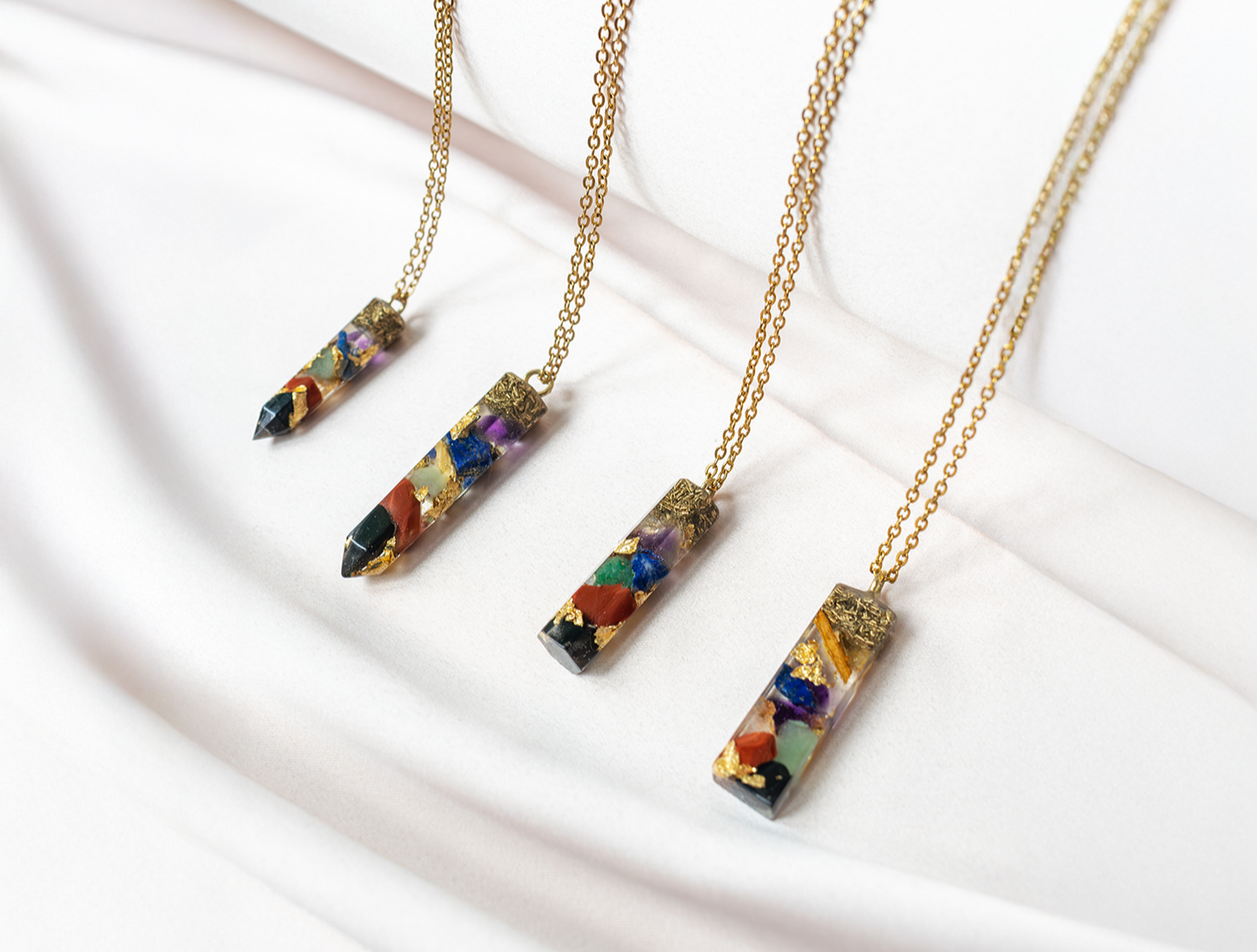 7-Chakras Crystal Pendant