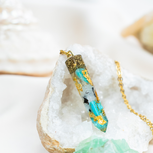 Sea God(dess) Crystal Pendant