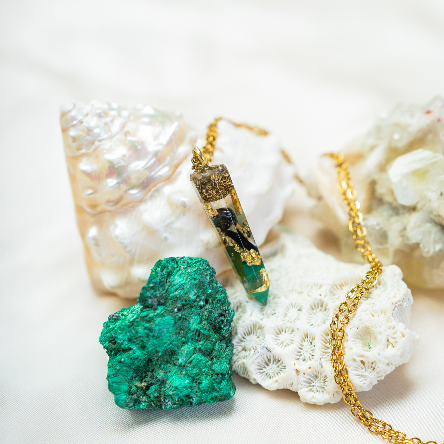 Jungle God(dess) Crystal Pendant