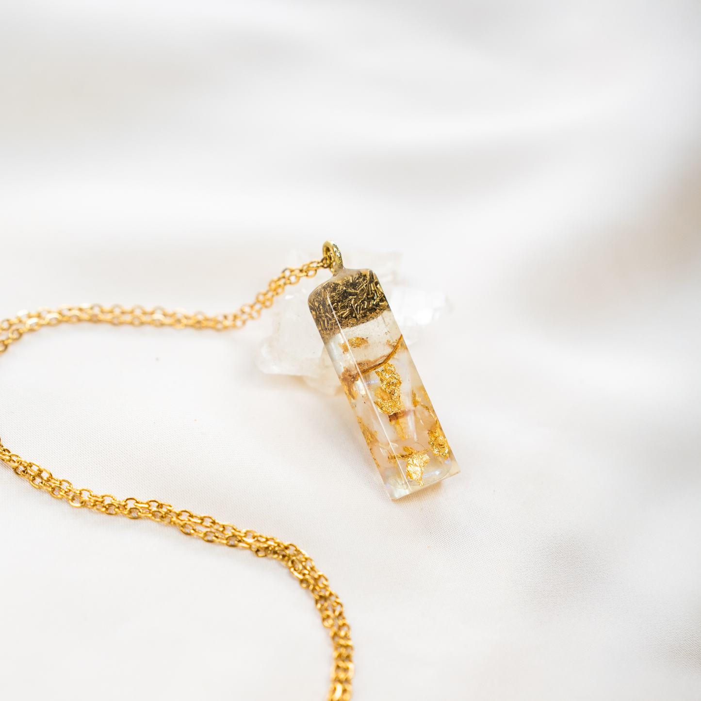 Cosmic Angelic Vibrations Crystal Pendant