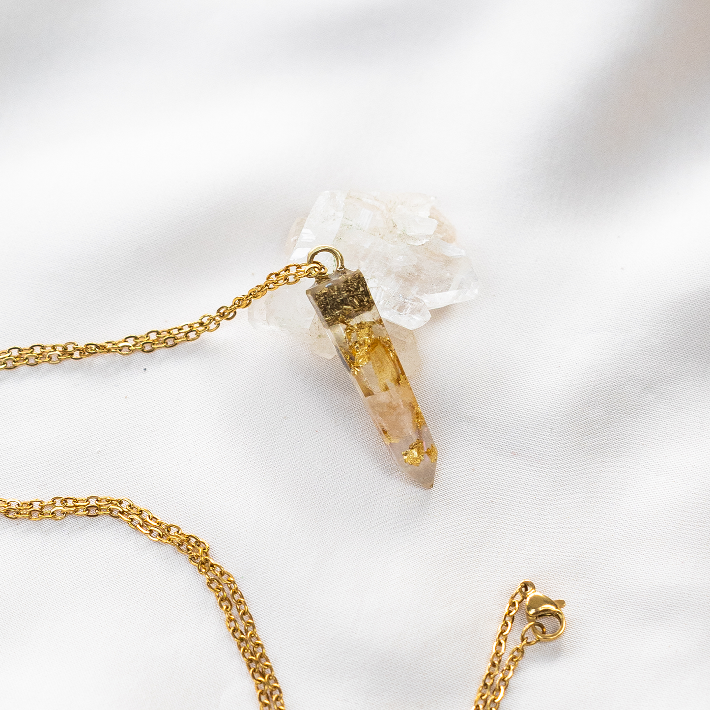 Cosmic Angelic Vibrations Crystal Pendant