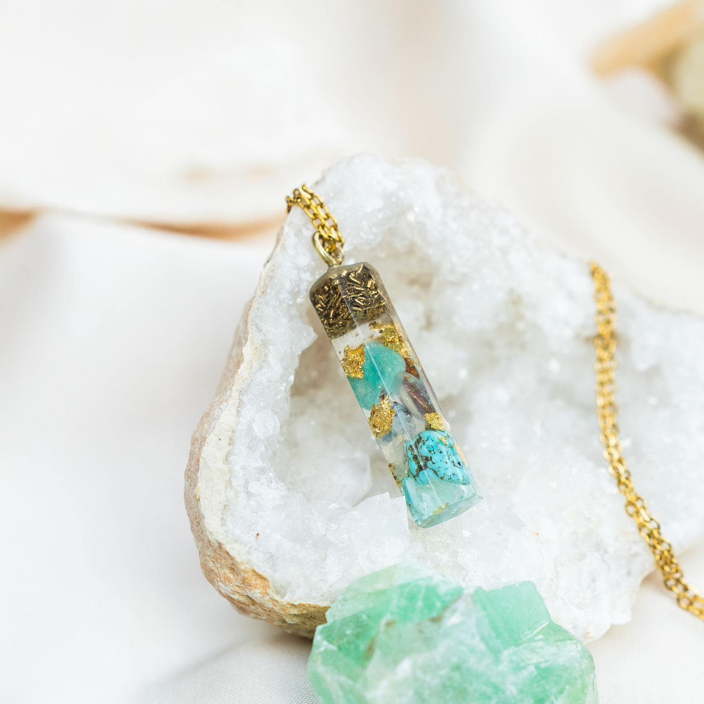 Sea Godd(ess) Crystal Pendant
