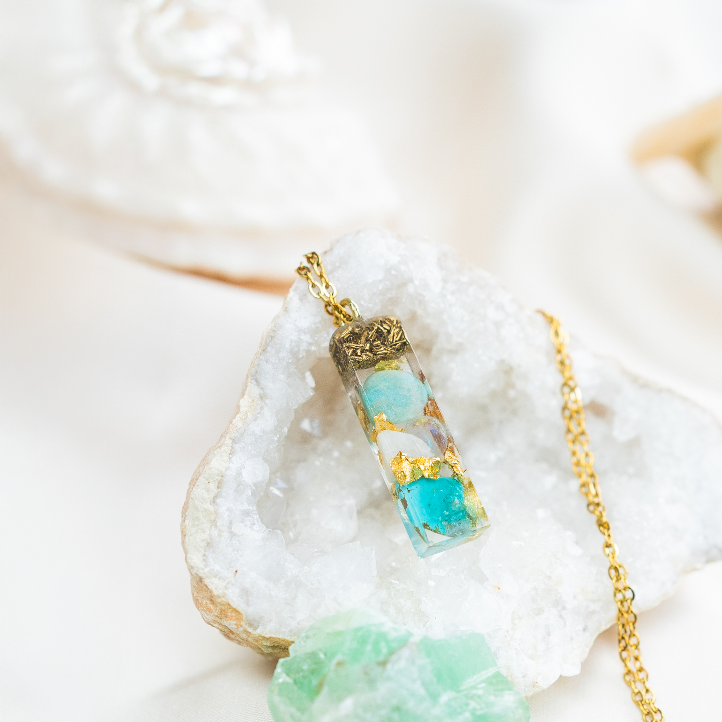 Sea Godd(ess) Crystal Pendant